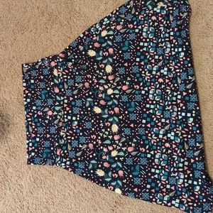 LuLaRoe size L midi skirt
